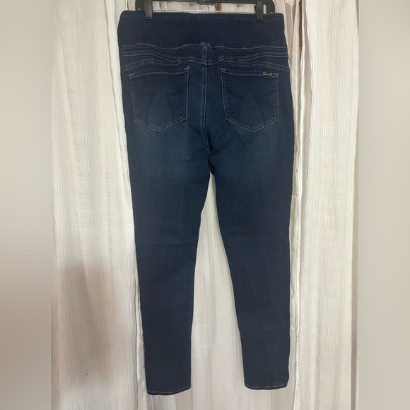 Seven7 Blue Jeggings High-Rise Stretch - Picture 4 of 8